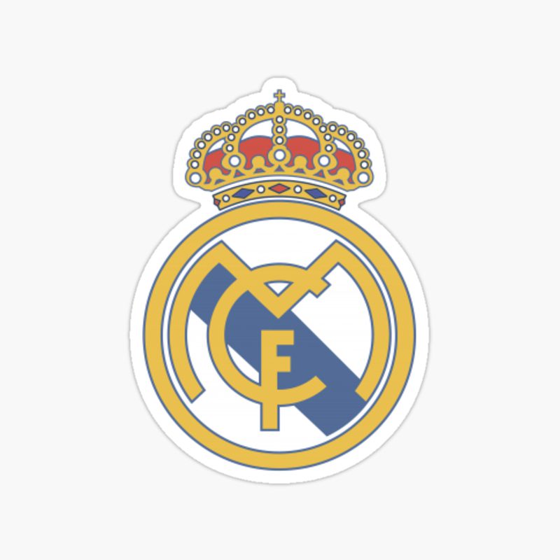 Buy Real Madrid football club sticker Online at Best Prices in India ...